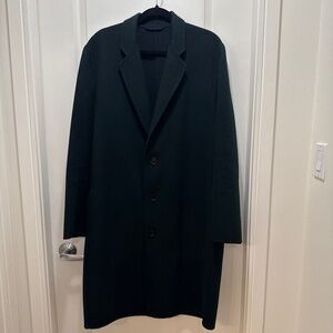 Acne Studios Green Charles Coat Deep Green